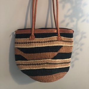 Vintage sisal bag
